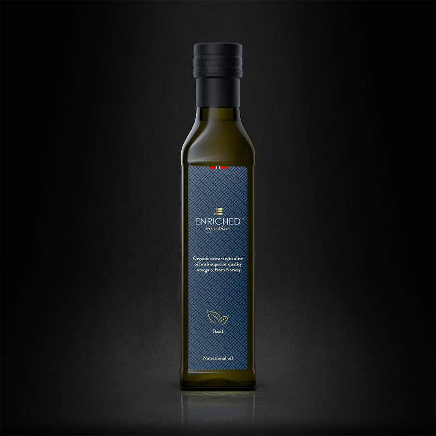 Extra virgin olive oil with omega-3, Basil&nbsp;