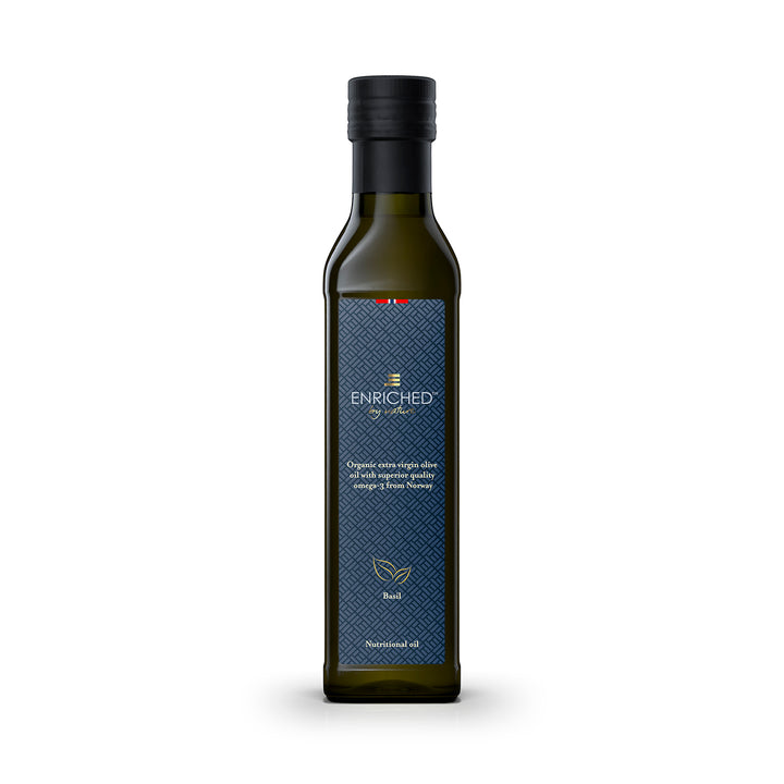 Olivenolje med omega-3, Basilikumsmak